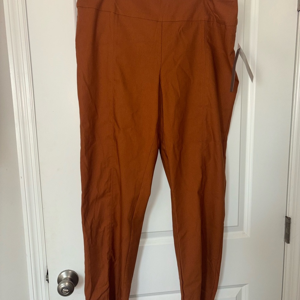 NWT New Directions Women's Rust Skinny Pants